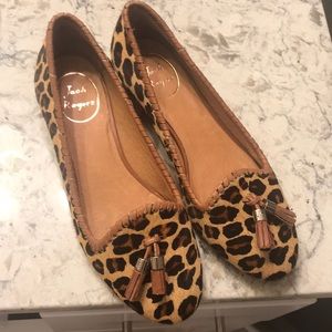 Jack Rogers Leopard Calf Hair loafers